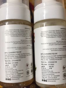 Seer Secrets Vitamin C Face Wash