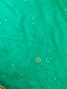 green wedding shawl bride