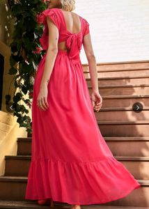 FREE SHIPPING📦Sassfras Pink Maxi Dress