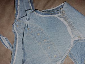 Denim Vest Halter Top