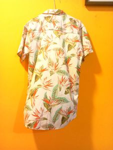 Tropical Print Short Sleeve Shirt