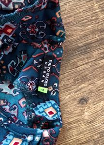 Stylish Printed V-Neck Top