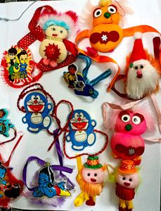 New Kids'  3 Rakhi  - Cartoon Characters