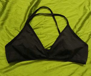Stylish Dark Brown Halter Neck Bra