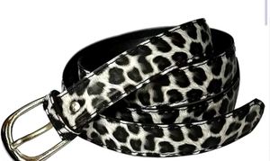Leopard Print Fashion Belt
