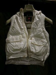White Padded Gilet Vest
