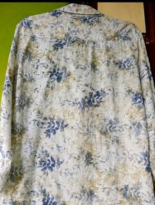 Floral Print Button-Down Shirt
