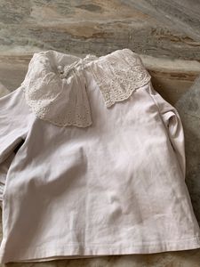 Chic White Broderie Anglaise Blouse