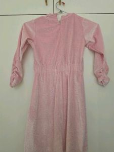 New Sparkly Pink Velvet Dress
