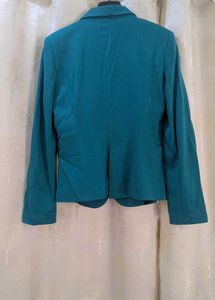 Y2k Women's Teal Blazer Formal &amp; Casual