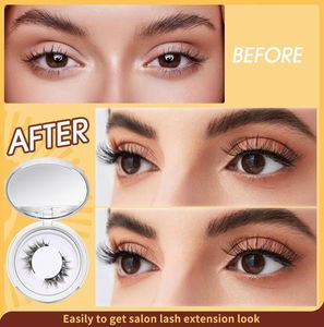magnetic false 2 Lashes Kit with 1 Applicator