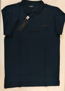 Essentials Navy Blue Polo T-shirt
