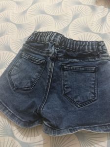pair of 2 Cute Denim Mojitos Shorts