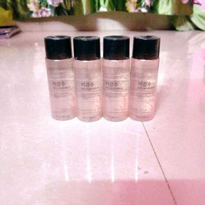 PACK OF 4 The Face Shop Rice water bright light Cl