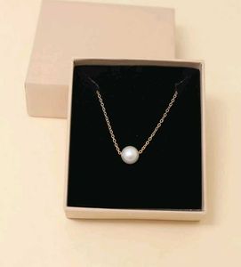 Elegant Single Pearl Necklace
