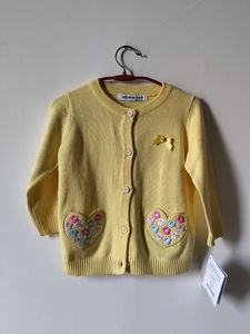 Mom And Bab Flowers Cardigan