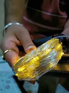 Solar Powered Warm White LED String Lights