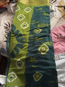 Beautiful Green & Teal Saree