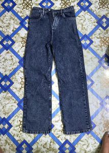 Combo Grey Wash and Blue Wide Leg Jeans