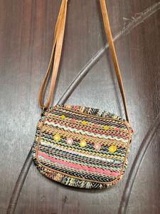 Boho Embroidered Crossbody Bag