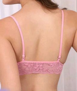 Pink Lace Bralette