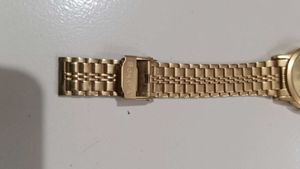 Sonata Gold Tone Watch