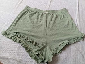 Cute Ruffled Sleep Shorts