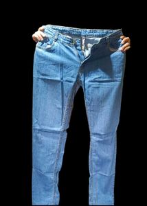 Classic Light Wash Denim Jeans