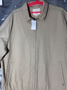 Classic Beige Bomber Jacket