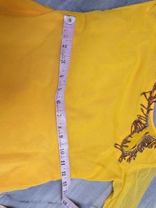 Hand Stitched Haldi Dress