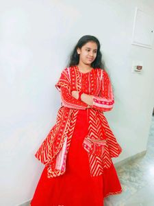 Beautiful Red Ethnic Kurta Set