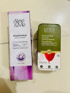 Offer🔥Aloe & Me + Lotus Face Serums