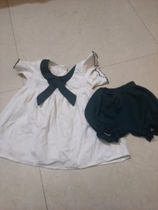 Baby Girl Top And Necker Set