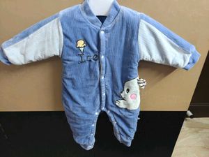 Cute 'Ice' Blue Baby Onesie