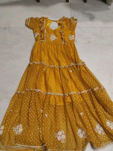 Beautiful Yellow Ethnic Gown
