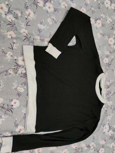 Women's Black Flared Pants and top