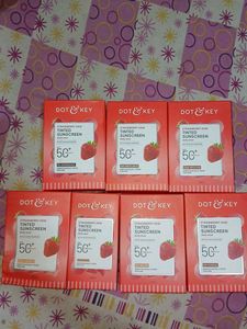 4 shades DOT & KEY Tinted Sunscreen