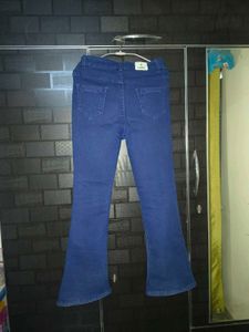 Blue Flared Jeans