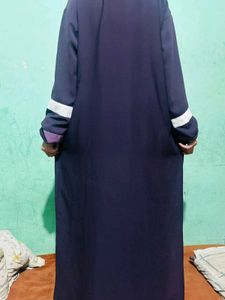 Elegant Striped Abaya