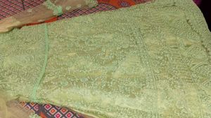 New Parrot Green Fairy Tale Frock Lehenga Choli 🧚