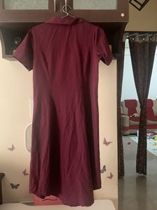 Aline Dress With Collars And Belt