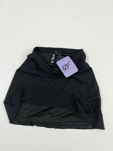 Black Mesh Overlay Skirt