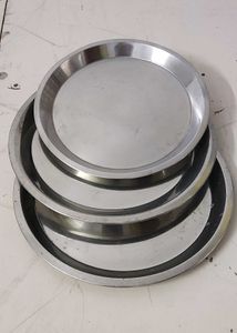 Set of 3 Stainless Steel Plates- 2L & 1M
