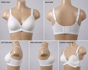 Comfortable White Nursing Bra(1400)