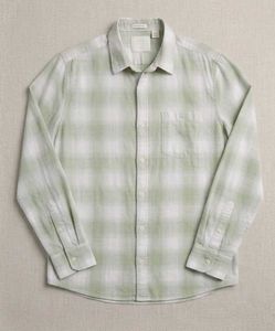 Men's Plaid Button-Up Shirt