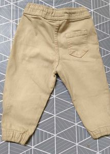 Kids Tan Jogger Pants