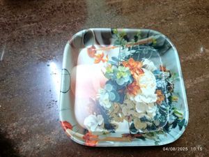 Floral Serving Tray
