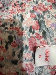 Floral Print V-Neck Mini Dress