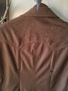 Brown Western-Style Blazer