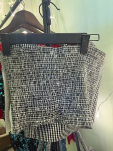 Chic Gingham Corset Top